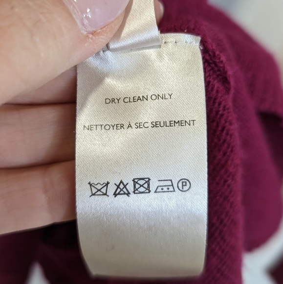 Free People Magenta Wool Blend Sweater Scoop Neck S - Picture 3 of 13